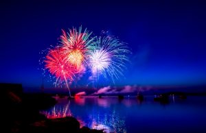 Fireworks by the bay