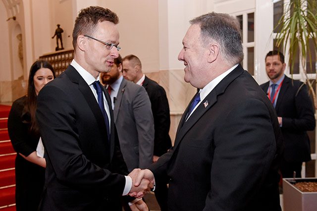 U.S. Secretary of State Mike Pompeo visits Hungary
