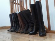 Boots in a hallway