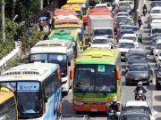 Buses along EDSA