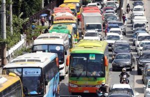 Buses along EDSA