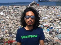 Pepe Herrera in garbage island