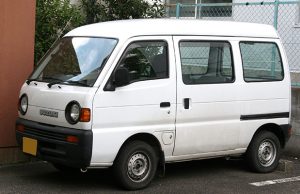 Suzuki white van