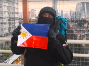 Mountain climbers conquer ‘Mount Kamuning’ summit in full gear ‘for fun’ Mountain hiker in Kamuning