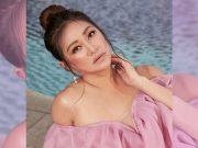 Rufa Mae Quinto by the pool