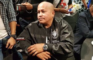 Bato Dela Rosa in a jacket