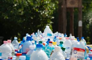Collection of plastic bottles