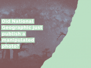Did the National Geographic just publish a manipulated photo?