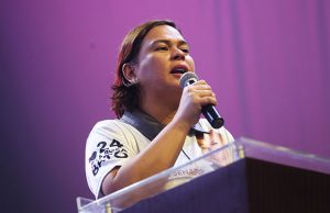 Sara Duterte in campaign caravan