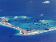 Mischief Reef in Spratly Islands
