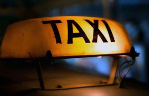 Taxi sign