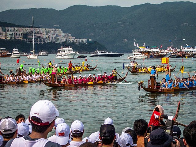 Dragon boat race in Hong Kong