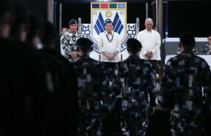 Duterte with Delfin Lorenzana