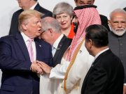 Trump with Saudi Crown prince and Xi Jinping