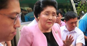 Imelda Marcos filing notice of appeal