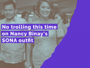 No trolling this time on Nancy Binay’s SONA outfit