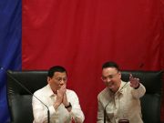 Duterte with House Speaker Cayetano