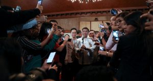 Duterte at presser