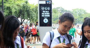 Wi-Fi kiosk in Manila