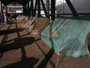 World Health Organization issues guide on dengue prevention amid national outbreak Homeless people sleep under the mosquito net to protect themselves from a recent dengue outbreak in Dhaka
