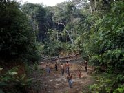 Amazon Fund for rainforest received $640 million in new pledges in 2023 Indigenous people from the Mura tribe shows a deforested area in ??unmarked indigenous lands inside the Amazon rainforest near Humaita