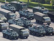 Military vehicles in Shenzhen
