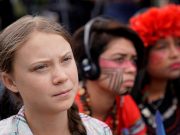 Human rights threats in warming world could speed up climate action SIxteen year-old Swedish climate change activist Greta Thunberg at the Supreme Court in Washington