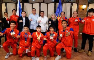 Athletes with Duterte