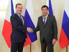 Duterte with Russian PM