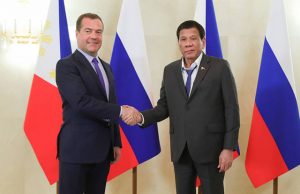 Duterte with Russian PM