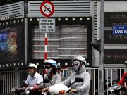 ‘Abominable’ film axed in Malaysia after rebuffing order to cut China map Bikers drive past an empty space where a promotional poster for the DreamWorks film "Abominable" was hanging before being taken down at a cinema in Hanoi