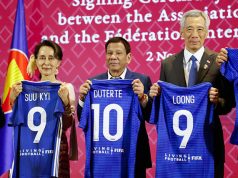 Duterte with a jersey