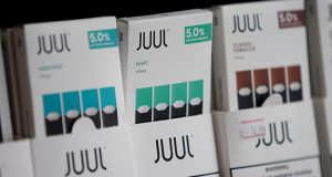 Juul brand vape cartridges are pictured for sale at a shop in Atlanta