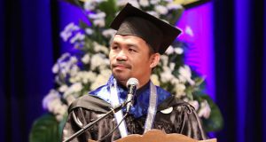 Manny Pacquiao graduation