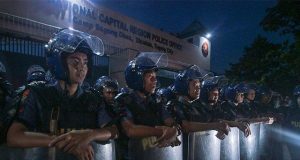 Police in Camp Bagong Diwa