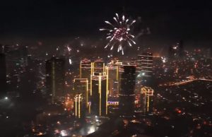 City fireworks