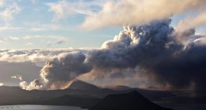 Taal Volcano at sunrise
