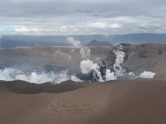 Taal Volcano's crater