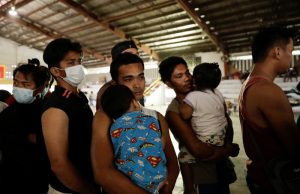 Taal Volcano evacuees