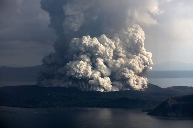 taal volcano eruption