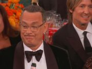 Tom Hanks at the Golden Globes