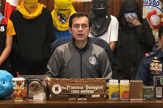 Isko Moreno with products