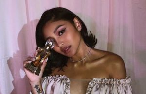 Nadine Lustre with perfume