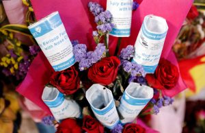 Face masks bouquet