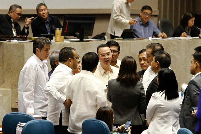 Speaker Alan Peter Cayetano's alleged coup attempt