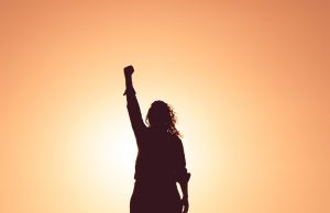 Raised fist