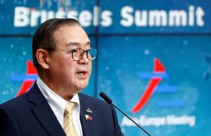 Teodoro Locsin Jr. in Brussels