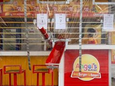 Angel's Burger kiosk
