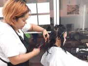 Salon customer