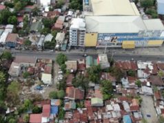 Cebu City in aerial view